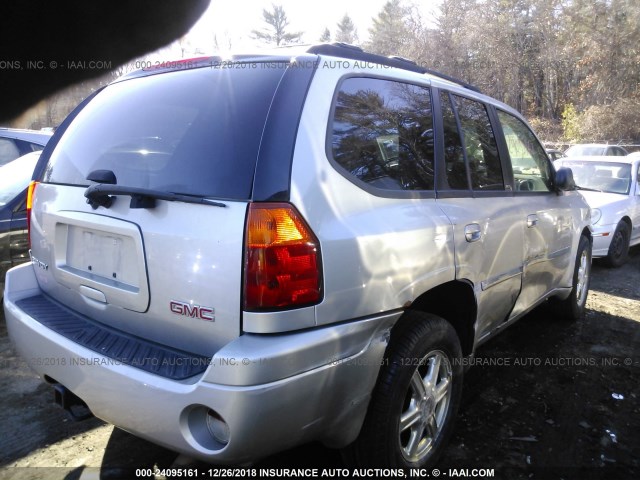 1GKDT13S272286822 - 2007 GMC ENVOY SILVER photo 4