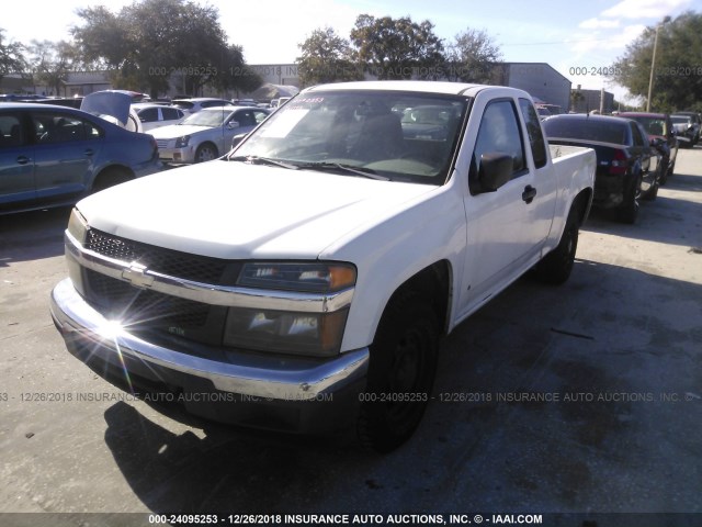 1GCCS19E678235316 - 2007 CHEVROLET COLORADO WHITE photo 2