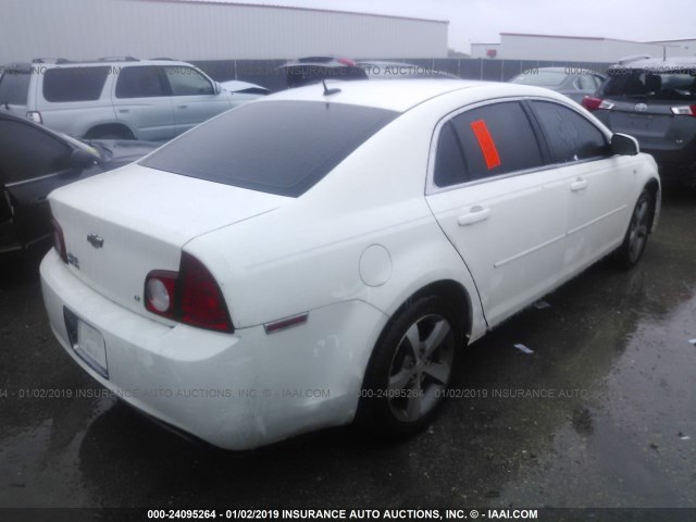 1G1ZJ57BX84242106 - 2008 CHEVROLET MALIBU 2LT WHITE photo 4