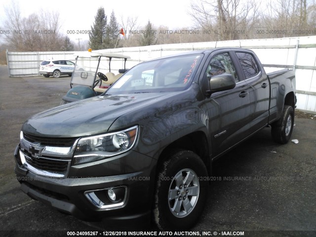 1GCGTBEN7J1250319 - 2018 CHEVROLET COLORADO GRAY photo 2