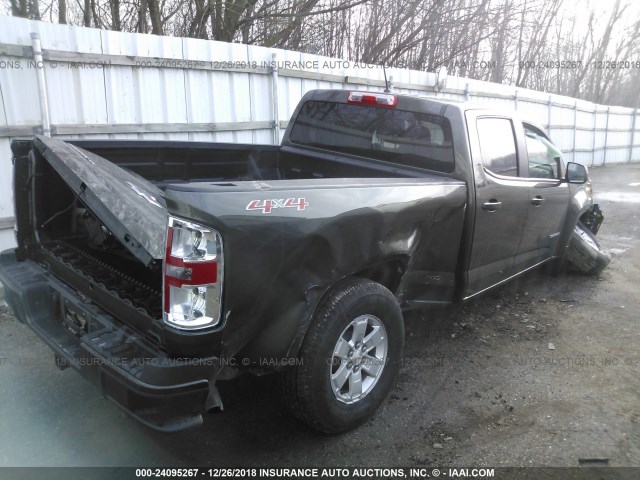 1GCGTBEN7J1250319 - 2018 CHEVROLET COLORADO GRAY photo 4