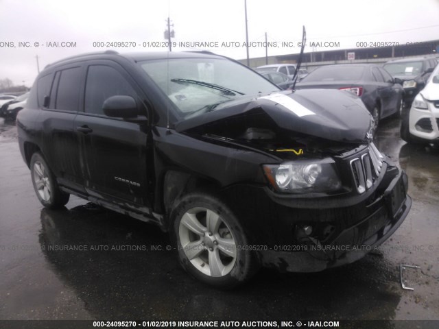 1C4NJCBA3GD643388 - 2016 JEEP COMPASS SPORT BLACK photo 1