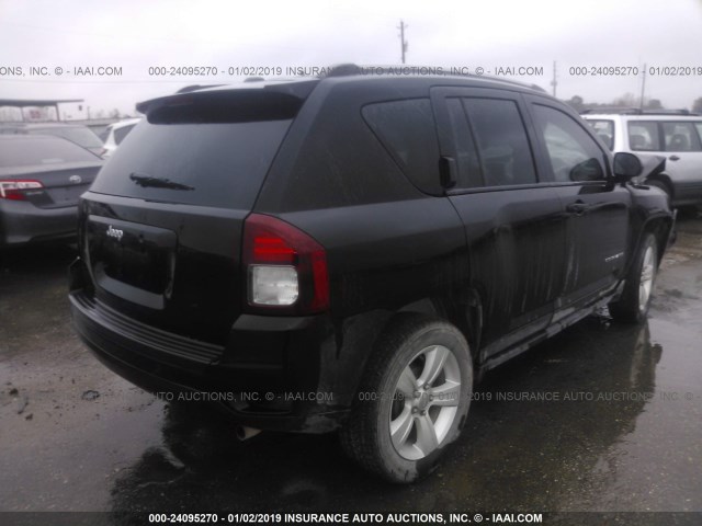 1C4NJCBA3GD643388 - 2016 JEEP COMPASS SPORT BLACK photo 4