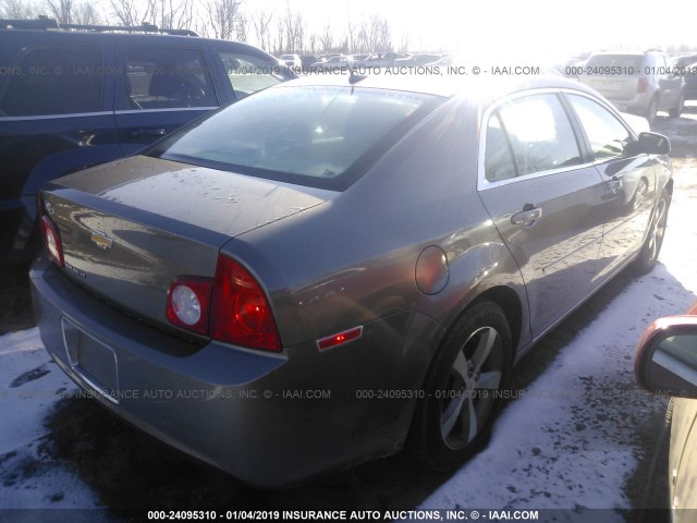 1G1ZC5E19BF387816 - 2011 CHEVROLET MALIBU 1LT 棕色 照片 4
