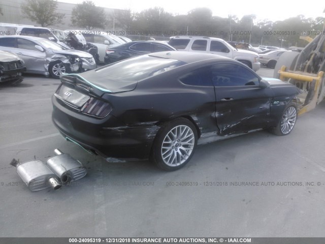 1FA6P8CF9G5263689 - 2016 FORD MUSTANG GT GRAY photo 4