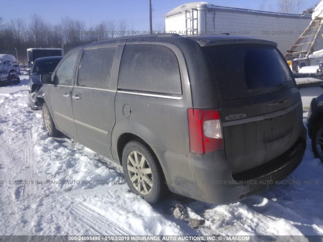 2C4RC1CG2CR287672 - 2012 CHRYSLER TOWN & COUNTRY TOURING L GRAY photo 3