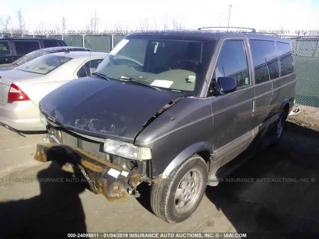 1GNDM19X93B107379 - 2003 CHEVROLET ASTRO GRAY photo 2