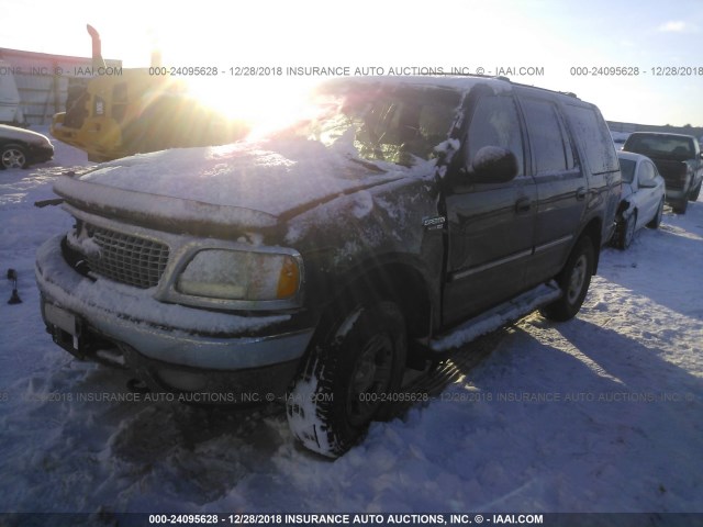 1FMPU18L8XLA94060 - 1999 FORD EXPEDITION BLACK photo 2