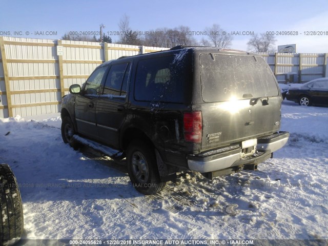 1FMPU18L8XLA94060 - 1999 FORD EXPEDITION BLACK photo 3