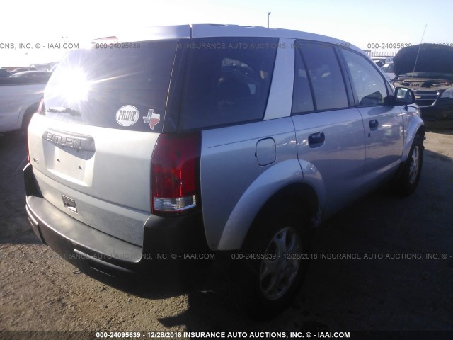 5GZCZ23D24S853084 - 2004 SATURN VUE SILVER photo 4