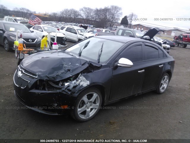 1G1PA5SH6D7223564 - 2013 CHEVROLET CRUZE LS GRAY photo 2