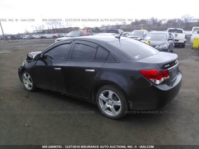 1G1PA5SH6D7223564 - 2013 CHEVROLET CRUZE LS GRAY photo 3