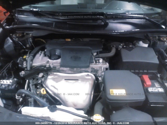 4T1BF1FKXCU067753 - 2012 TOYOTA CAMRY SE/LE/XLE 黑色 照片 10