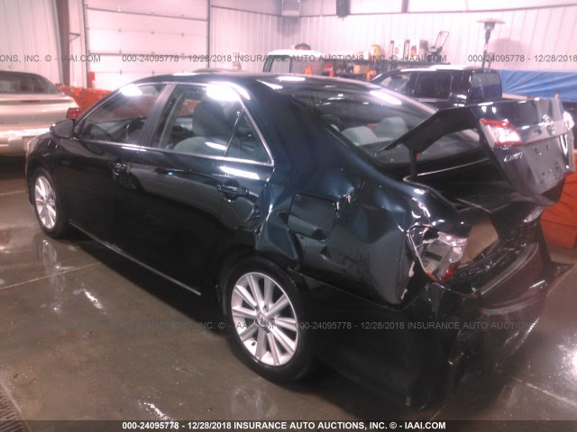 4T1BF1FKXCU067753 - 2012 TOYOTA CAMRY SE/LE/XLE 黑色 照片 3