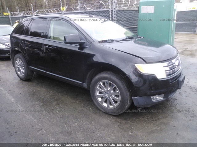 2FMDK49C37BA70659 - 2007 FORD EDGE SEL PLUS BLACK photo 1