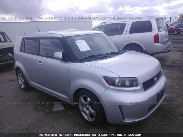 JTLKE50E881039724 - 2008 TOYOTA SCION XB SILVER photo 1