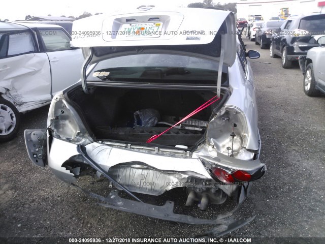 1N4AL11D36C161751 - 2006 NISSAN ALTIMA S/SL SILVER photo 6