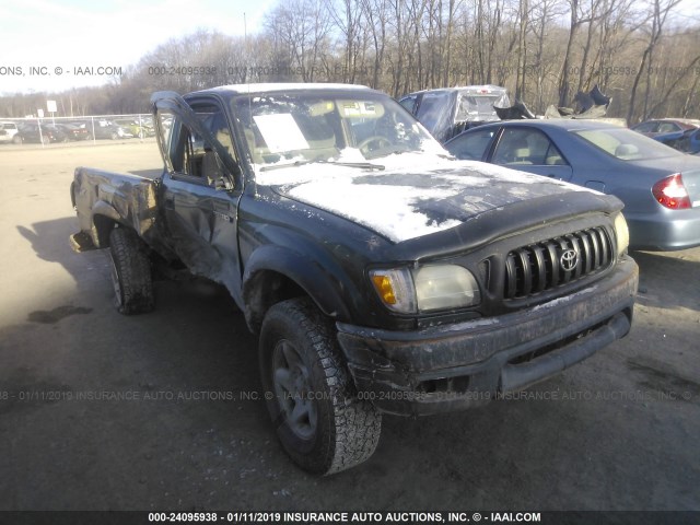 5TEPM62NX2Z034612 - 2002 TOYOTA TACOMA GRAY photo 1