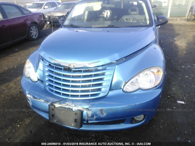 3A8FY58B68T104246 - 2008 CHRYSLER PT CRUISER TOURING BLUE photo 6