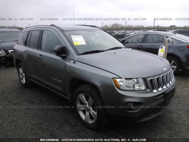 1C4NJCEA5CD627439 - 2012 JEEP COMPASS LATITUDE GREEN photo 1