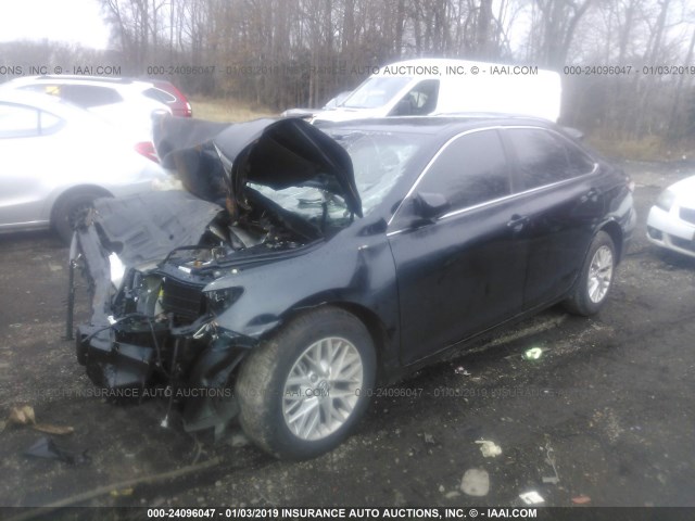 4T1BF1FKXGU248082 - 2016 TOYOTA CAMRY LE/XLE/SE/XSE BLACK photo 2