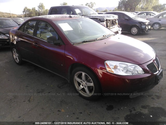 1G2ZG57N084197343 - 2008 PONTIAC G6 SE RED photo 1