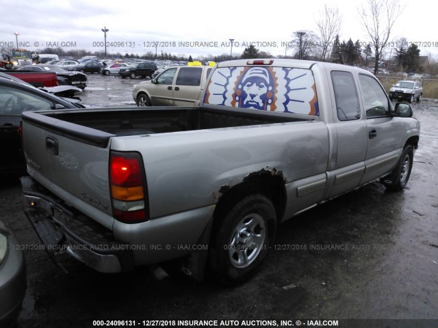 1GCEC19T32Z222725 - 2002 CHEVROLET SILVERADO C1500 TAN photo 4