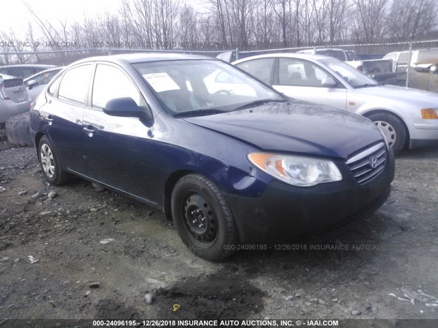 KMHDU46D19U823559 - 2009 HYUNDAI ELANTRA GLS/SE BLUE photo 1