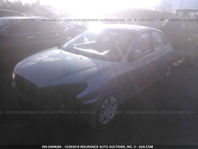 KMHDU46D09U802816 - 2009 HYUNDAI ELANTRA GLS/SE GRAY photo 2