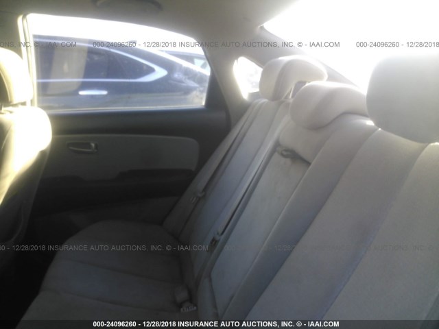 KMHDU46D09U802816 - 2009 HYUNDAI ELANTRA GLS/SE GRAY photo 8