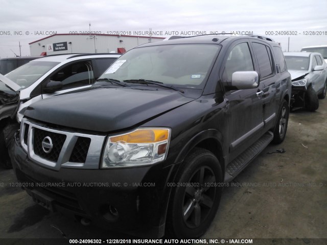 5N1BA0ND4EN606263 - 2014 NISSAN ARMADA SV/SL/PLATINUM BLACK photo 2