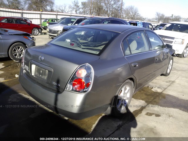 1N4AL11D86N435918 - 2006 NISSAN ALTIMA S/SL GRAY photo 4