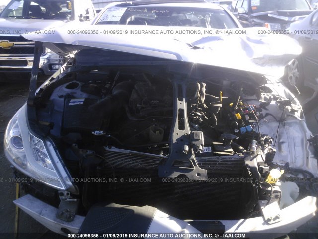 KMHGC4DD0CU165369 - 2012 HYUNDAI GENESIS 3.8L SILVER photo 10