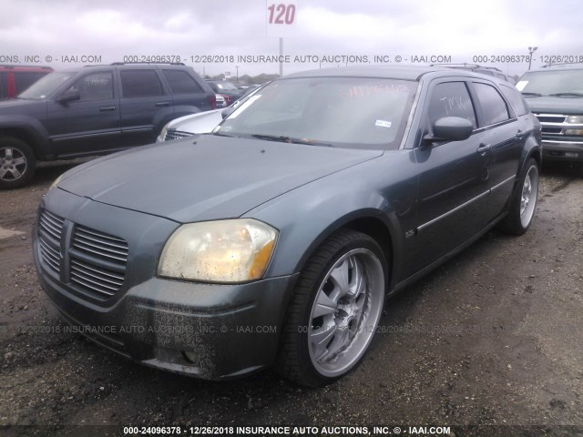 2D4FV47VX6H118262 - 2006 DODGE MAGNUM SXT BLUE photo 2