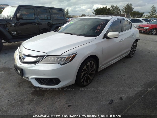 19UDE2F83HA008354 - 2017 ACURA ILX PREMIUM STYLE/TECH STYLE WHITE photo 2