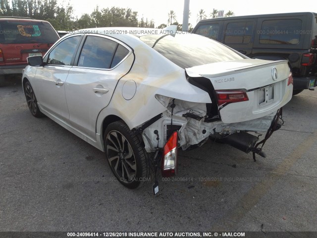 19UDE2F83HA008354 - 2017 ACURA ILX PREMIUM STYLE/TECH STYLE WHITE photo 3