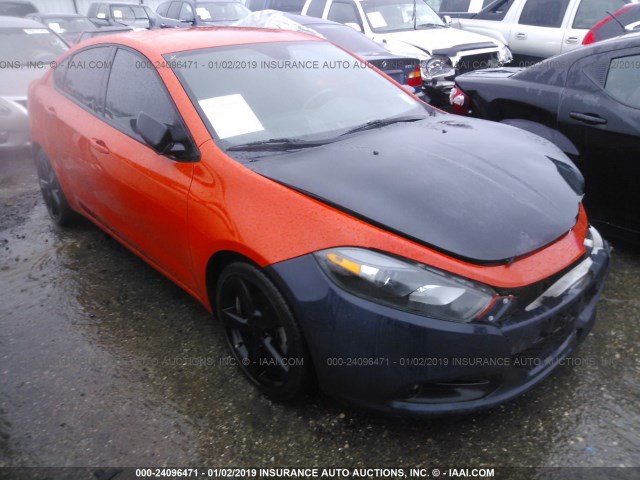 1C3CDFBB6FD238069 - 2015 DODGE DART SXT ORANGE photo 1