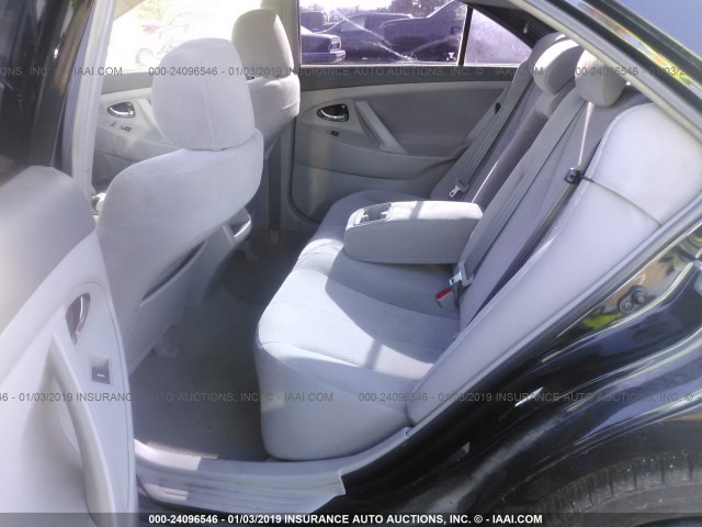 4T1BF3EK7BU589364 - 2011 TOYOTA CAMRY SE/LE/XLE 黑色 照片 8
