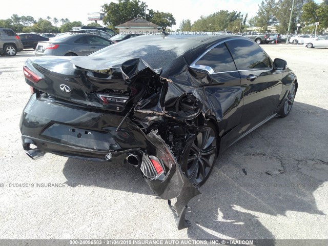 JN1FV7EKXJM530228 - 2018 INFINITI Q60 RED SPORT 400 BLACK photo 4