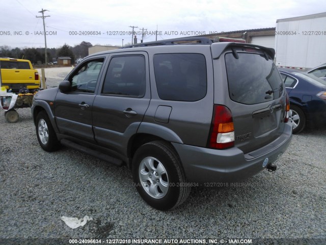 4F2CU08112KM48205 - 2002 MAZDA TRIBUTE LX/ES GRAY photo 3