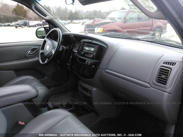 4F2CU08112KM48205 - 2002 MAZDA TRIBUTE LX/ES GRAY photo 5