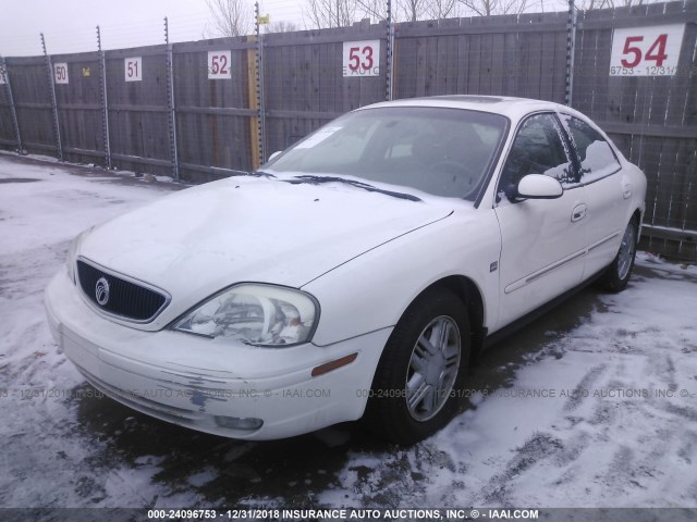 1MEHM55S33G608099 - 2003 MERCURY SABLE LS PREMIUM WHITE photo 2