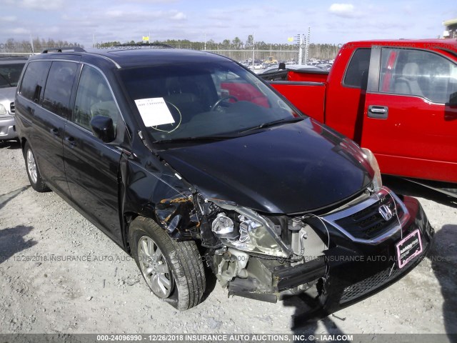 5FNRL3H63AB030430 - 2010 HONDA ODYSSEY EXL BLACK photo 1