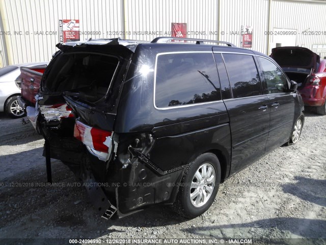 5FNRL3H63AB030430 - 2010 HONDA ODYSSEY EXL BLACK photo 4