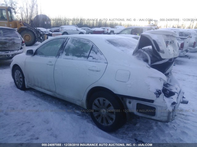 4T1BE46K27U729965 - 2007 TOYOTA CAMRY NEW GENERAT CE/LE/XLE/SE WHITE photo 3