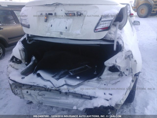 4T1BE46K27U729965 - 2007 TOYOTA CAMRY NEW GENERAT CE/LE/XLE/SE WHITE photo 6