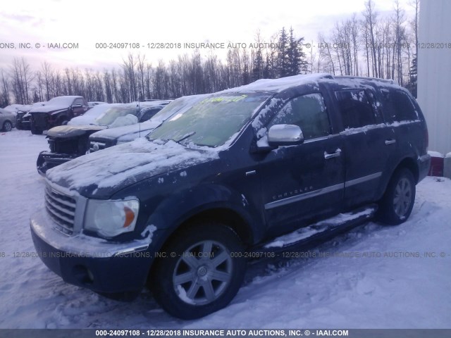 1A8HX58N18F153922 - 2008 CHRYSLER ASPEN LIMITED GRAY photo 2