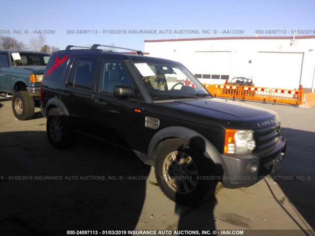 SALAE254X8A447446 - 2008 LAND ROVER LR3 SE BLACK photo 1