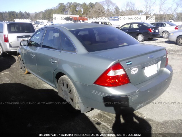 1FAHP25166G183728 - 2006 FORD FIVE HUNDRED LIMITED GREEN photo 3