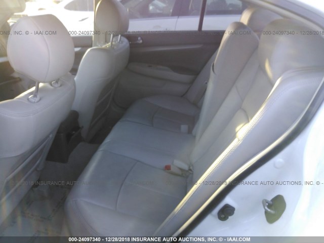 JN1CV6AP4CM629368 - 2012 INFINITI G37 SPORT WHITE photo 8